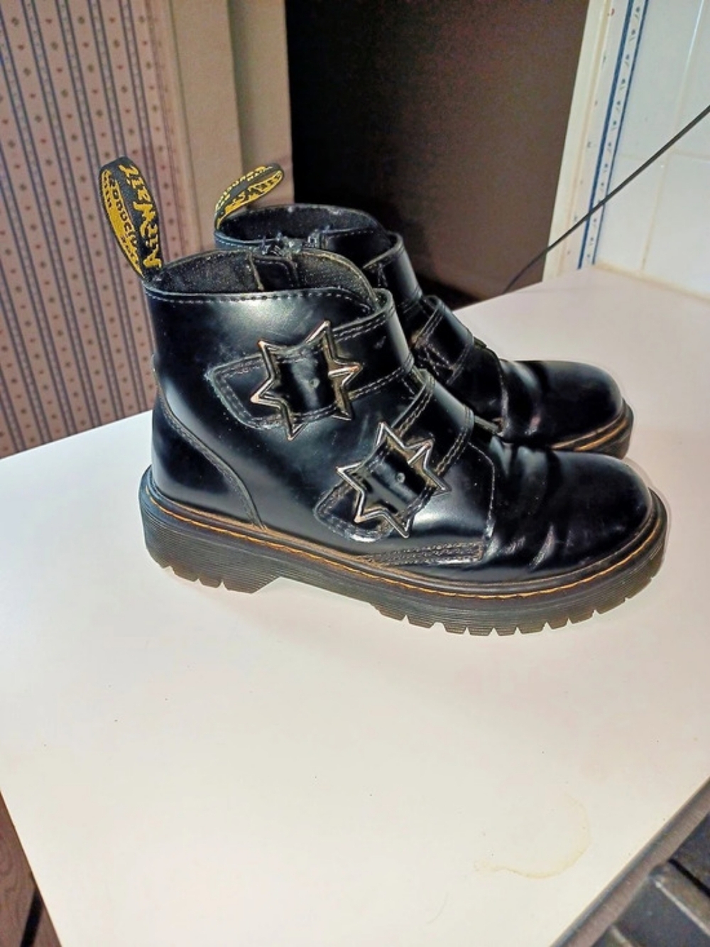 Dr. Martens Jadon Black Platform Boots